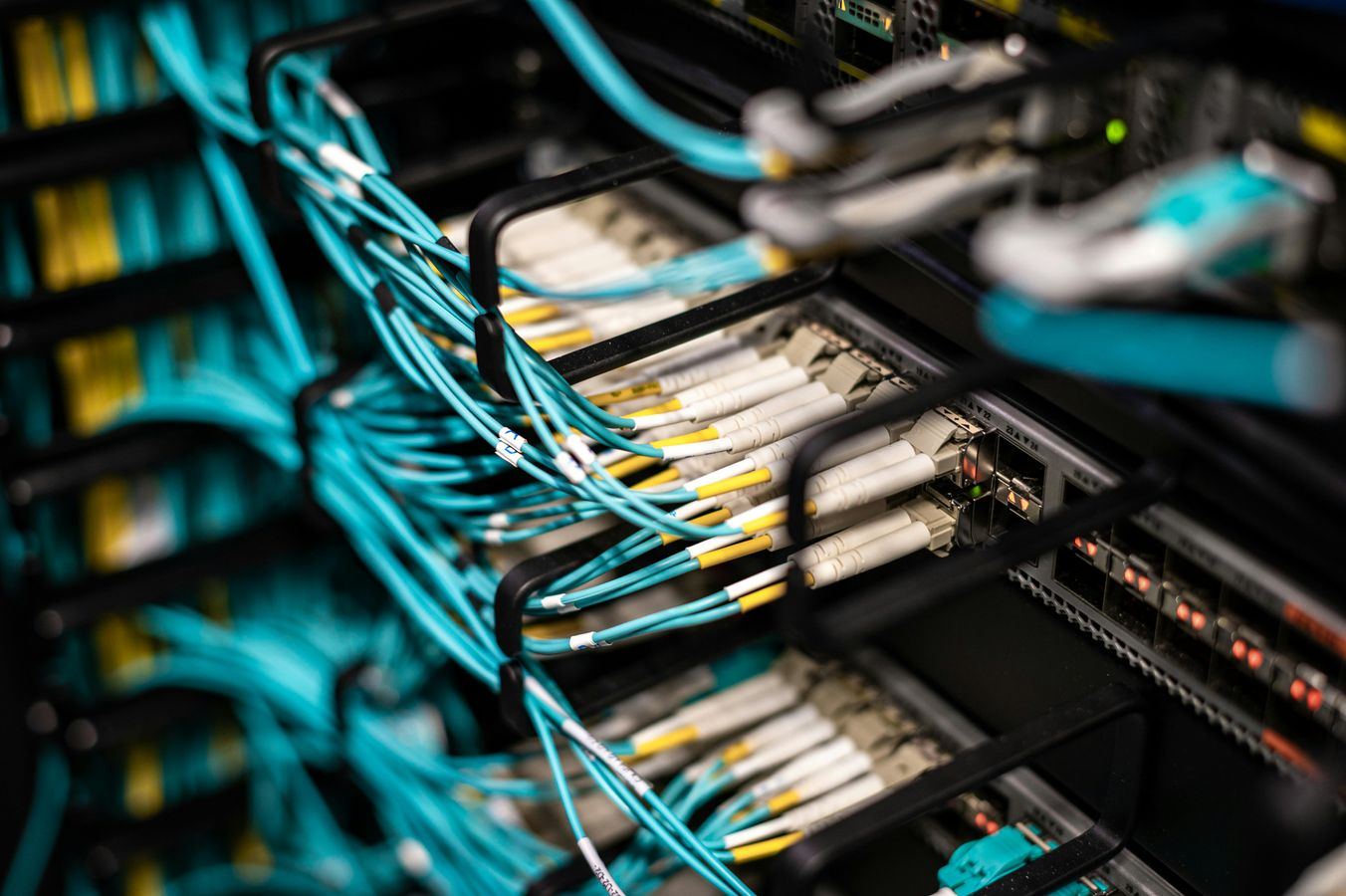 Connect: fibre run, tower, patch panel